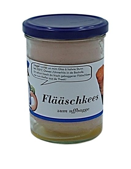 Kieffers Fleischkäse - Flääschkees im Glas zum uffbagge 350g