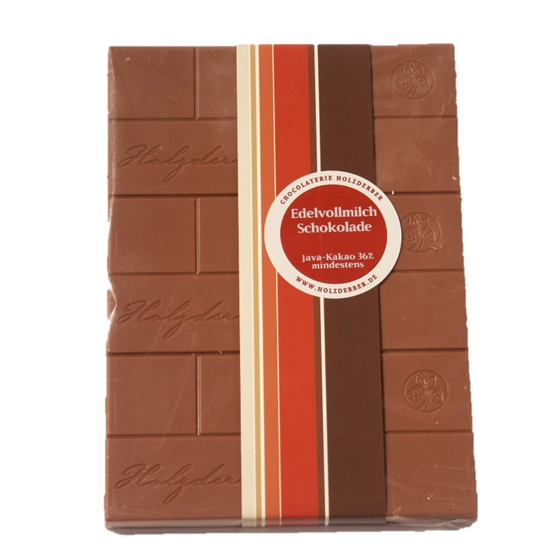 Edelvollmilch Schokolade Kakao 36% 100g (Chocolaterie Holzderber)