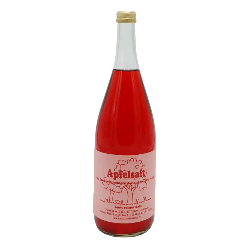 Apfelsaft rot Weirouge 6 Fl. Bleichhof (€/Fl)