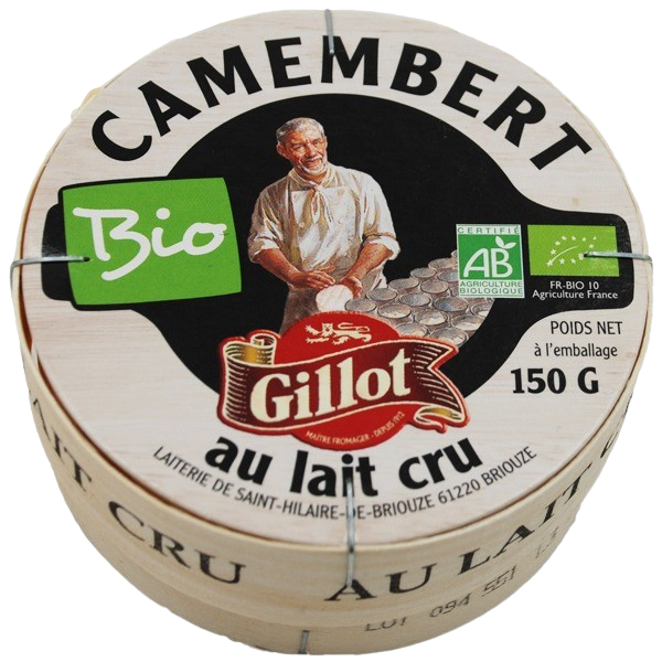 Petit Camembert Gillot 150g BIO (Weichkäse, Kuh, 45%, Rohmilch)